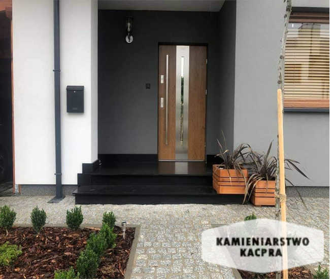 Schody wykonane przez Kamieniarstwo Kacpra
