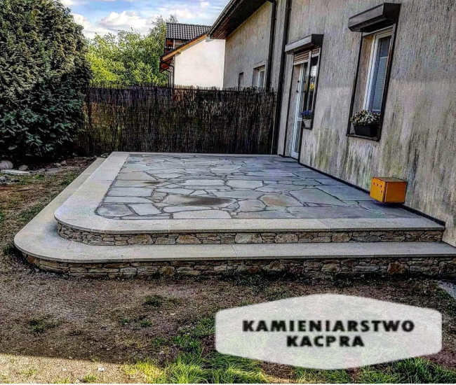 Tarasy wykonane przez Kamieniarstwo Kacpra