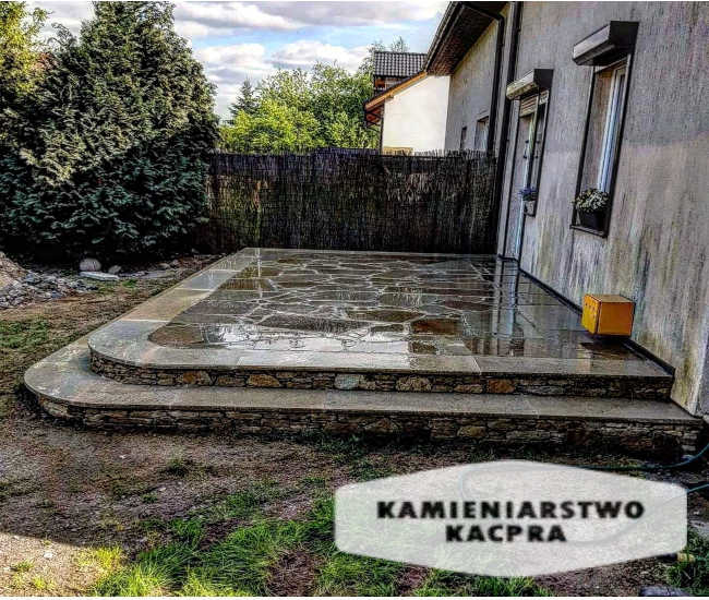 Tarasy wykonane przez Kamieniarstwo Kacpra