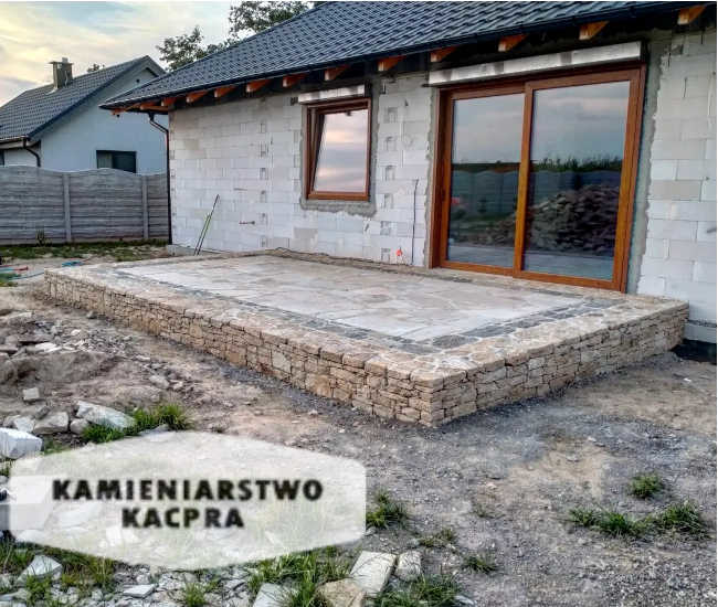 Tarasy wykonane przez Kamieniarstwo Kacpra
