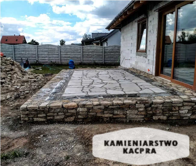 Tarasy wykonane przez Kamieniarstwo Kacpra