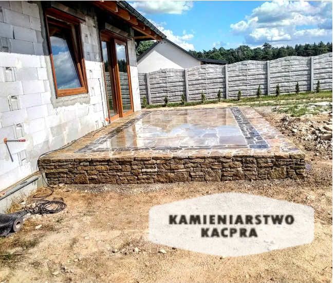 Tarasy wykonane przez Kamieniarstwo Kacpra